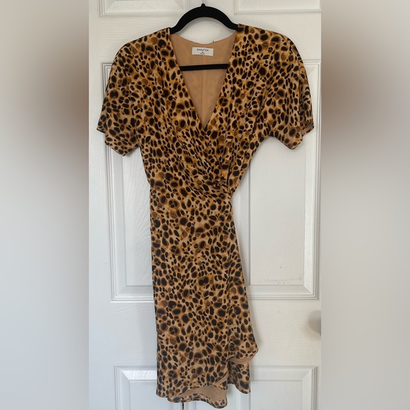 Babaton cheetah wrap dress - Picture 11 of 12